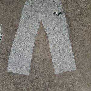 Gray Lounge Pants with Logo
